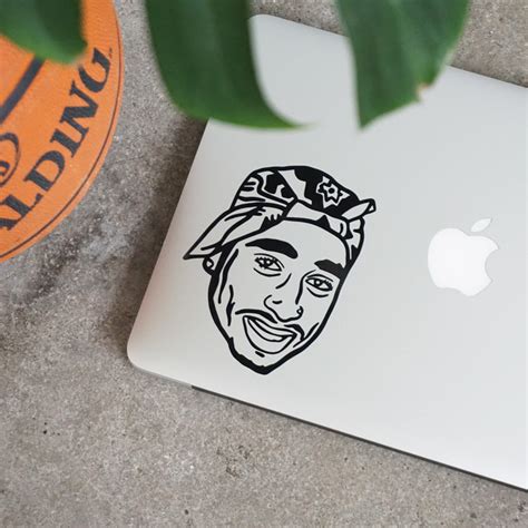 Tupac Shukar Sticker Hip Hop Laptop Car Decals Peeler Stickers