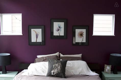 Modern Home Near Downtown In Nashville In 2020 Purple Bedroom Design