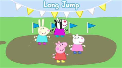 Peppa Pig Sports Day Gameplay Long Jump Youtube