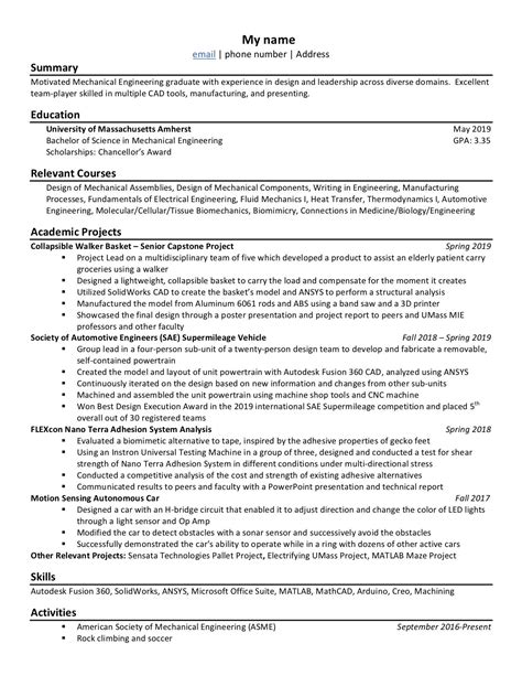 Java, python, ruby, etc.), modern frameworks (ex. I'm a new graduate with a BS in mechanical engineering and looking for entry level jobs. Any ...
