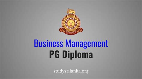 Postgraduate Diploma In Business Management Uoc
