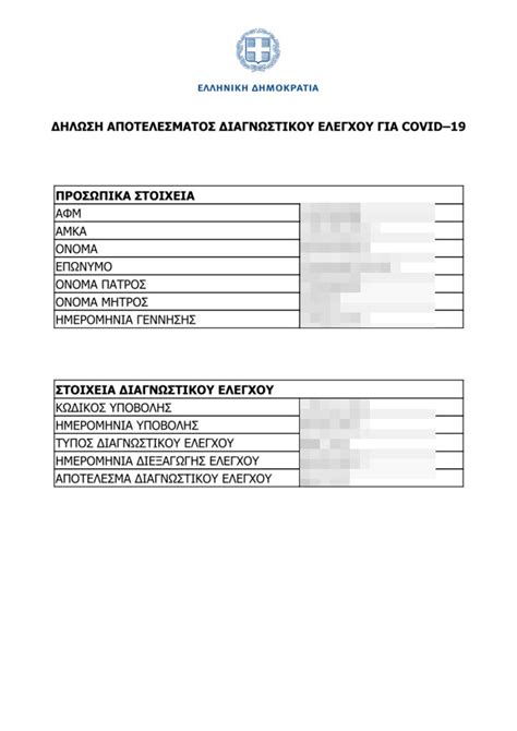 Τα σελφ τεστ αποτελούν σημαντικό παράγοντα για το άνοιγμα των δραστηριοτήτων. Σελφ τεστ καταχώρηση αποτελέσματος σε 10 βήματα
