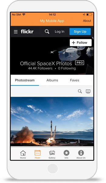 Flickr App Builder | Integrate Your Flickr Gallery into Your Own Mobile App