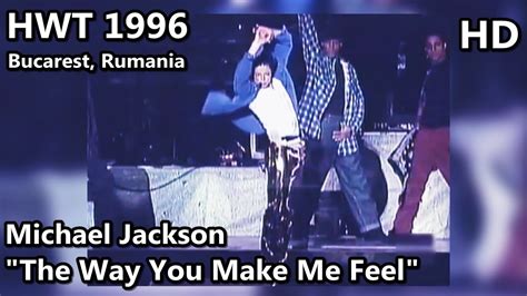 Michael Jackson The Way You Make Me Feel Bucarest Rumania Hwt