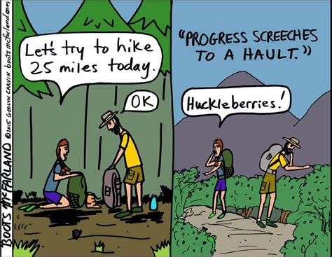 Hiking Problems Hiking Humor Camping Fun Camping Cartoon