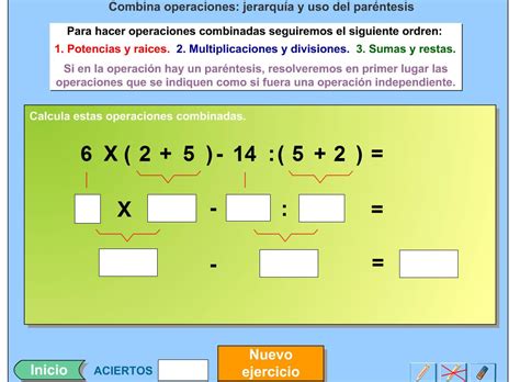 Esta categoría de juegos en línea gratuitos te ayudará a ejercitar las neuronas. Juego Educativo "Operaciones combinadas". IDEAL PARA NIÑOS A PARTIR DE 8 AÑOS. #docencia #juegos ...