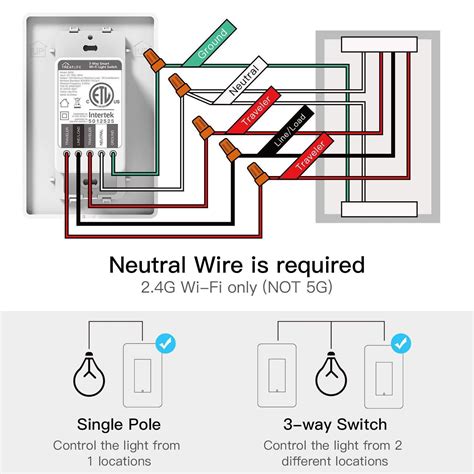 3 way switch wiring diagram with power feed via light : Trying to install Treatlife 3-Way Smart Switch : smarthome