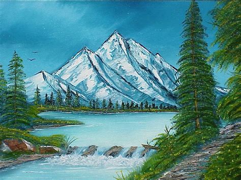 Mountain Pictures Mountains Painting Landscape Paintings Mountain
