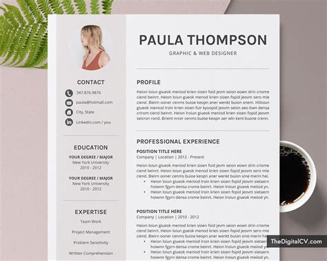 The latest and cleanest professional resume template in ms word file format to help in you achieve your dream job. Modern CV Template for Microsoft Word, Simple CV Template ...