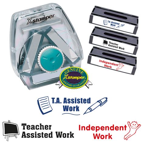 School 3 In 1 Stamper Ta Assisted Teacher Assisted Independent