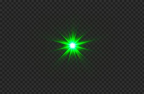 Lens Flare Glowing Green Effect Image Png Citypng