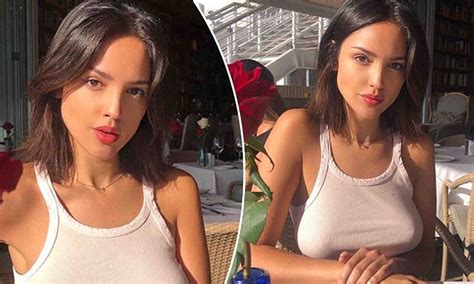 Eiza Gonzalez Stuns As She Goes Braless In White Tank Top During South African Getaway Daily