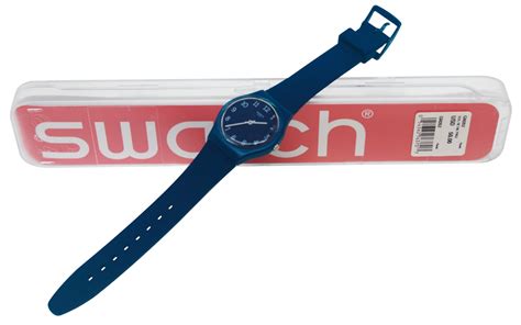 Swatch Swatch Originals Blueway Blue Dial Silicone Strap Unisex Watch