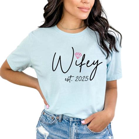 Wifey T Shirt Personalized Brides