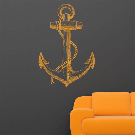 Vintage Anchor Nautical Wall Sticker Decal World Of Wall Stickers