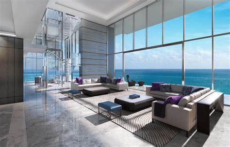 Penthouse At Latelier Exclusively Designed By Holly Hunt Collins Ave