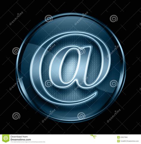 Email Icon Dark Blue Stock Illustration Illustration Of Open 23527858