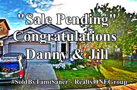Congratulations To My Wonderful Couple Sale Pending 122215 By Tami