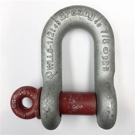 7 8 Inch Crosby G 210 Load Rated Screw Pin Chain Shackles Wesco