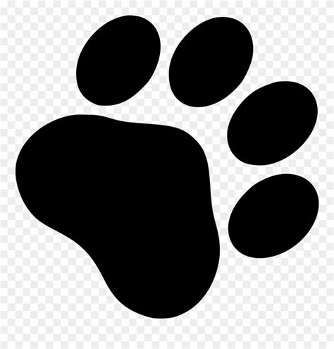 Download Free Dog Paw Png Clip Free Library - Dog Paw Svg Free
