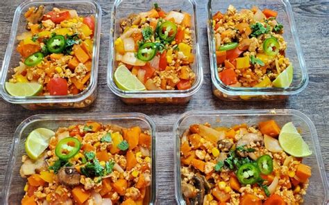 Healthy Ground Chicken Meal Prep Bowl Recipe The Meal Prep Ninja
