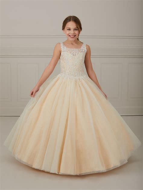 Tiffany Princess 13654 Square Neck Little Girl Pageant Dress
