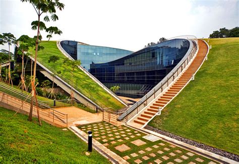 A Swirling Green Roof Tops The Gorgeous Nanyang Technical University In
