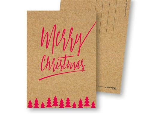 December 12, 2016 at 8:03 pm ·. Postkarte / Weihnachtskarte "Merry Christmas - D" | Papier ...
