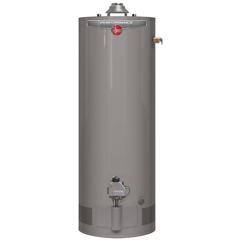 Propane tank hot water heater. Rheem Performance 50 Gal. Tall 6-Year 36,000 BTU Liquid ...