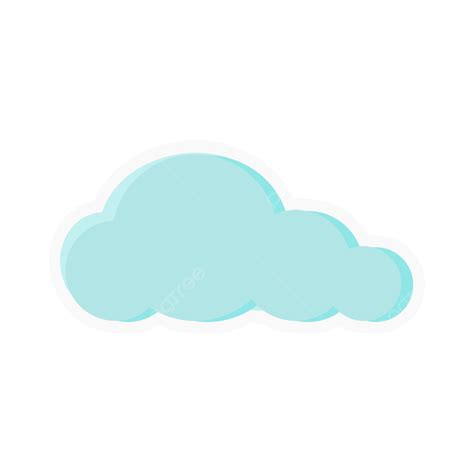 Gambar Gambar Stiker Awan Lucu Yang Digambar Tangan Cloud Yang Lucu