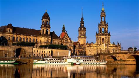 Germany Dresden Vehicles Boats Ship River Water