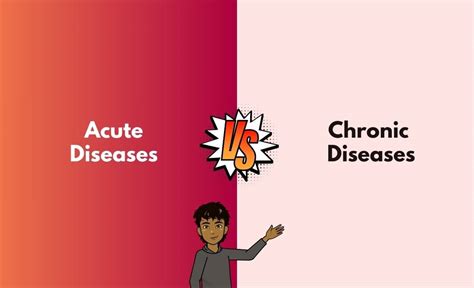 Acute Vs Chronic Diseases Whats The Difference With Table