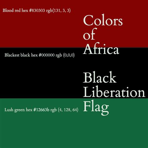 Red Black Green Flag Of Black Liberation History And Meaning