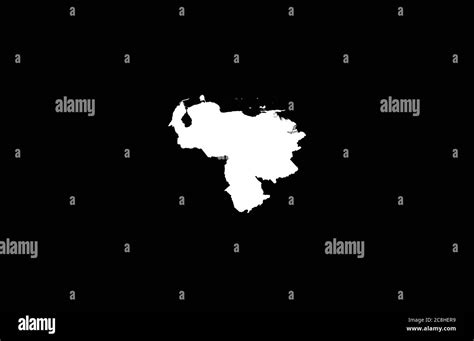 Mapa De Venezuela Ilustración Vectorial Imagen Vector De Stock Alamy