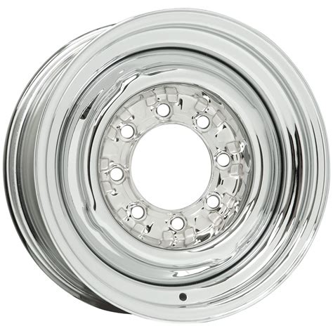 American Steel Wheel 8 Lug Chrome Chrome 7x16 Et0 8x1651 8x1651
