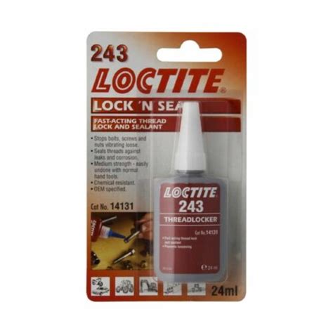 1x 24ml Loctite 243 Lock Thread Lock Adhesive Bolt Screw And Nut Sealant