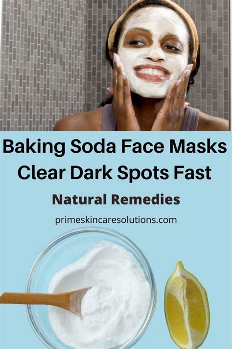 Baking Soda Face Masks For Dark Spots In 2020 Baking Soda Face Mask
