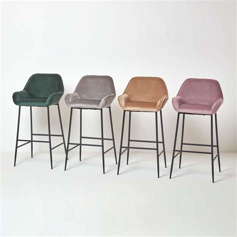 Explore our kitchen barstool buying guide to find the height you need, and browse a wide variety of styles and colors. Velvet Bar Stool Chair On-Trend Kitchen Breakfast Bar ...