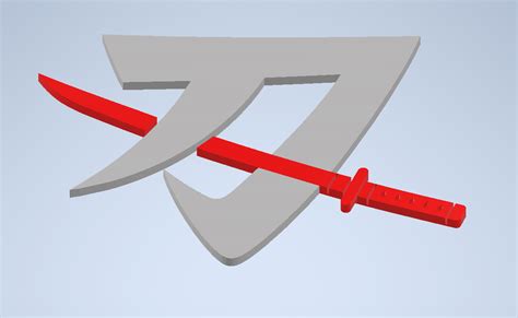 Suzuki Katana Logo By Tobi Download Free Stl Model