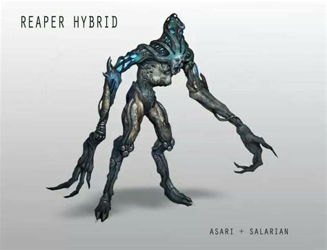 Reaper Hybrid Mass Effect Reapers Mass Effect Comic Mass Effect Art