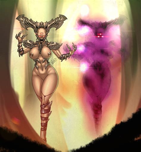 Rule 34 Alien Armor Big Breasts Breasts Broodmother Brown Nipples Clone Destiny Game Duo