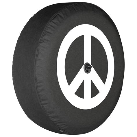 Boomerang Enterprises Peace Sign Logo Tire Cover For 18 20 Jeep