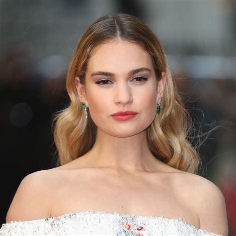 Lily James On The Difficult Relationship Between A Public And Private