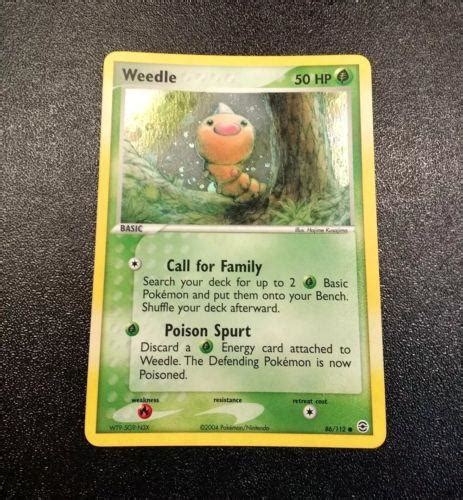 Weedle Reverse Holo 86 Prices Pokemon Fire Red And Leaf Green