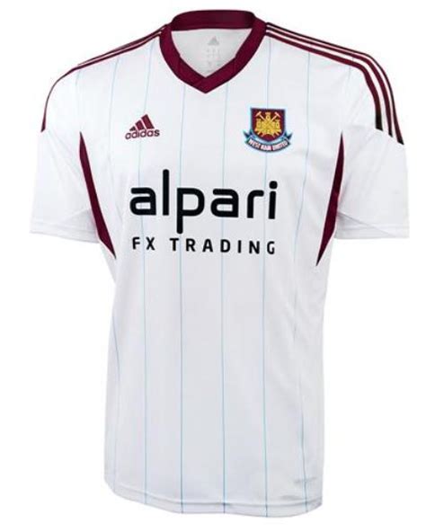 Here are all the west ham shirts, kits, training items and gifts available online, separated in to individual categories. New West Ham Away Kit 2013-14 White WHUFC Away Strip ...
