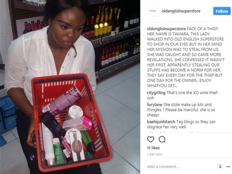 Lady Caught Stealing Cosmetics From A Superstore In Lagos Photo