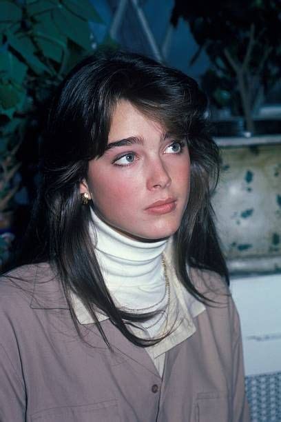Actress And Model Brooke Shields At The Studio Of Fashion Photographer