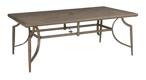 Partanna Bluebeige Rect Dining Table Wumb Opt Ez Furniture
