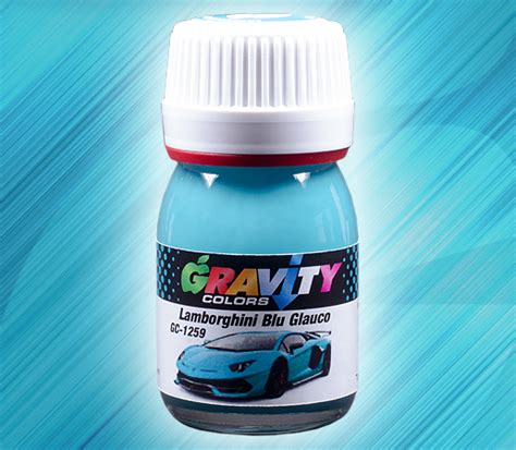 Lamborghini Blu Glauco Gravity Colors