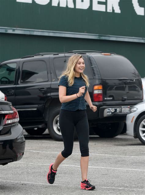 Elizabeth Olsen Arrives At A Gym In West Hollywood 06 24 2016 Hawtcelebs
